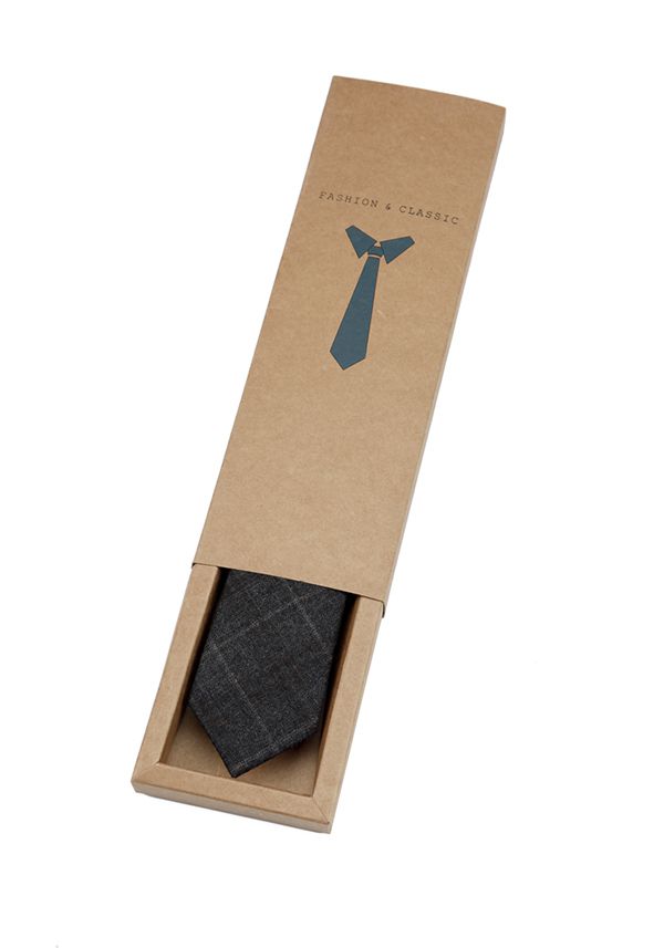 New Arriving Dark Grey Pure Wool Skinny Tie for Men 