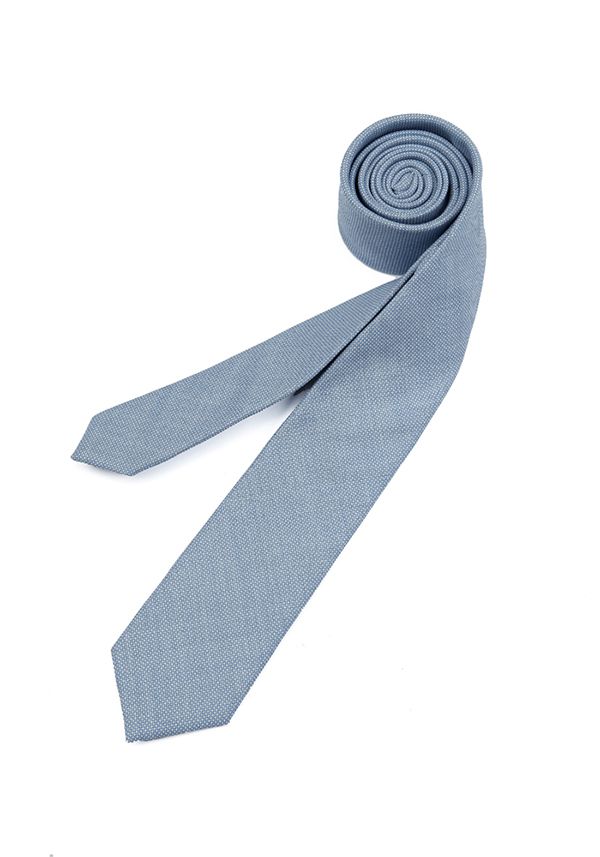Sky Blue Wool Tie Mens Necktie 