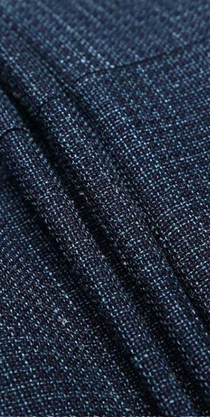 blue Wool blended casual jacket for men 