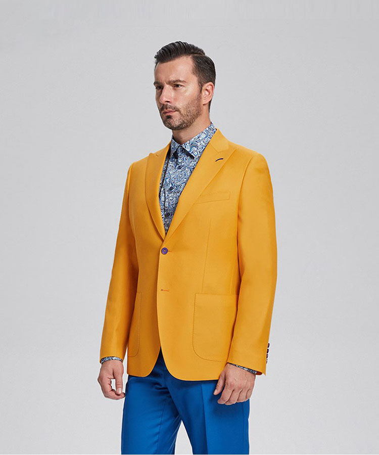Bright yellow fashionable Blazer 