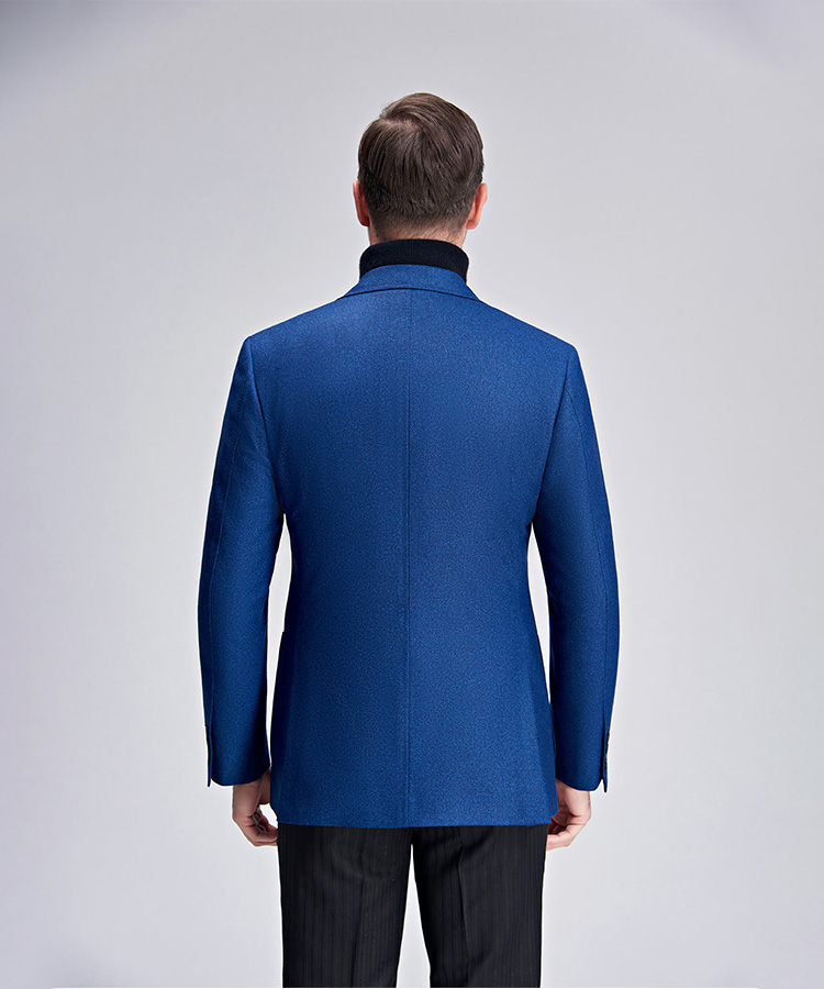 royal blue slim fit blazer for men 