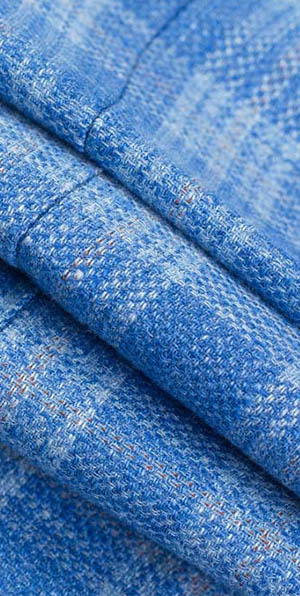light blue wool blend casual suit jacket