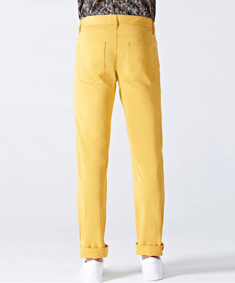 yellows small cuff anti-wrinkle pants