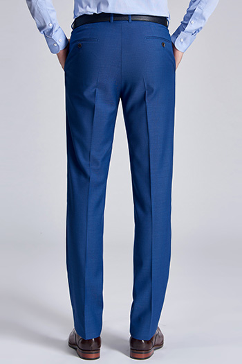 Pure blue romantic fit suit pant