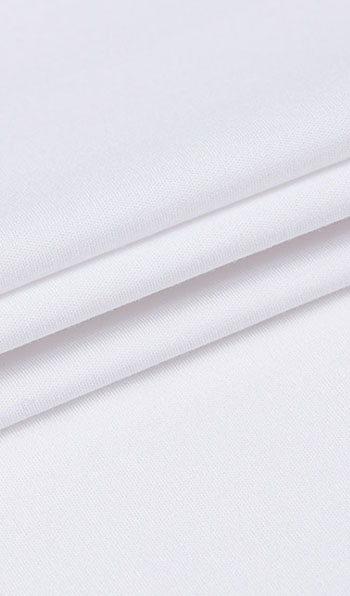White cotton luxury fit dress shirt