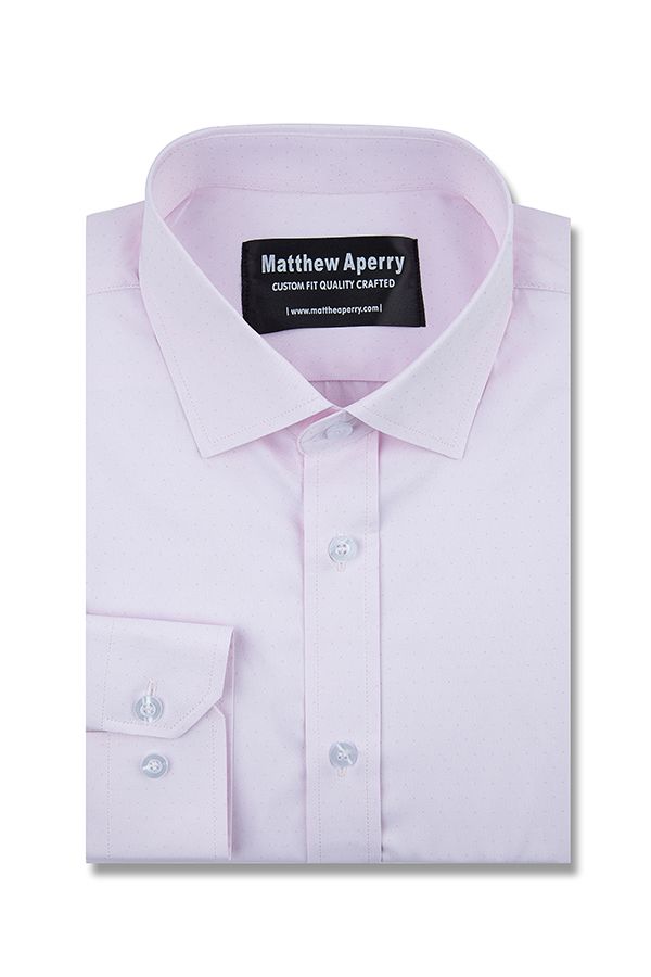 Modern light pink custom men shirts