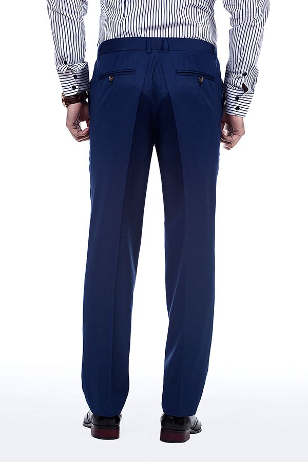 Premium blue Three pieces custom suit