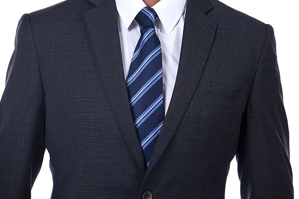 Luxury Premium Grey Plaid Suit 