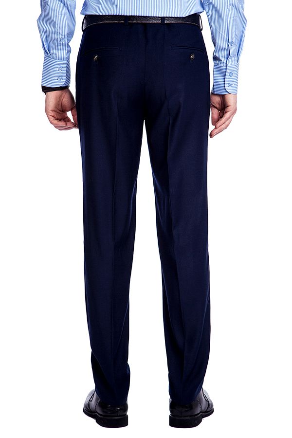 Navy Blue Twill Premium Suit for Men 