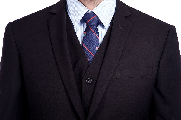 Dark Brown 3 Piece Business Suit for Men 